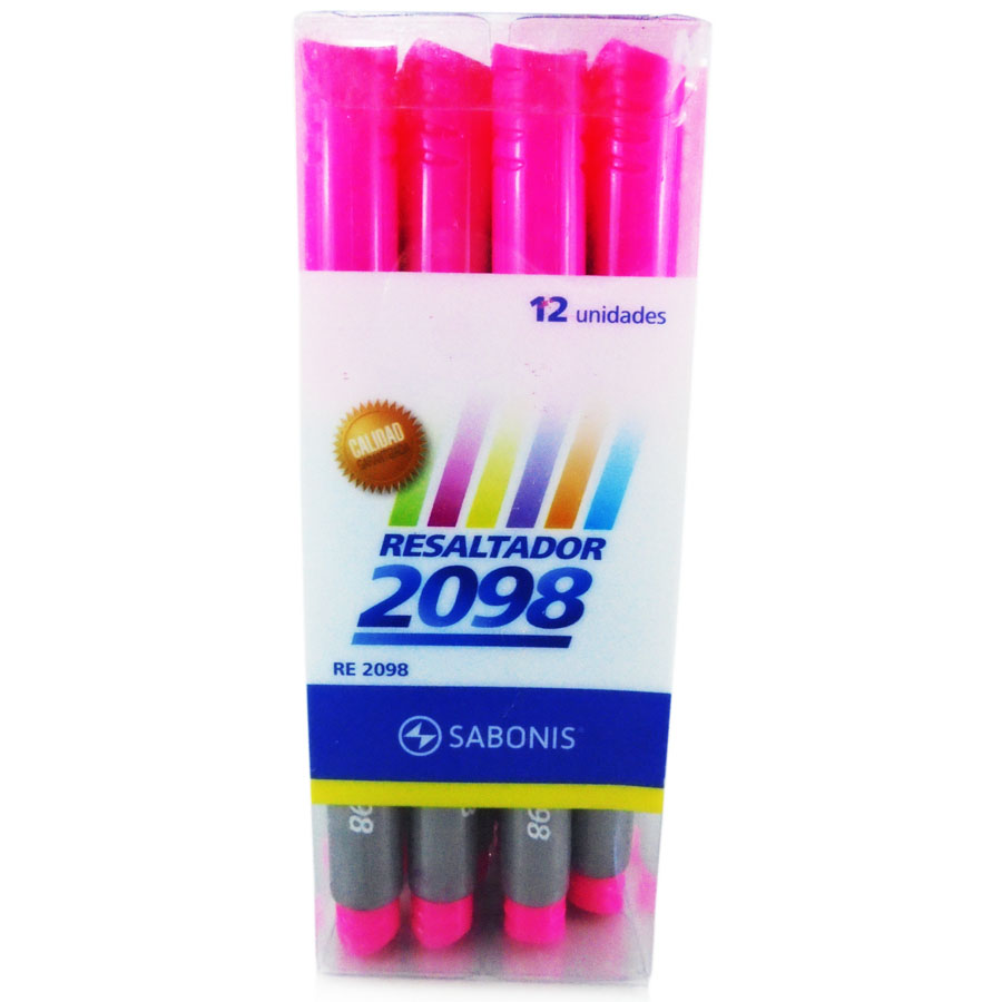 Resaltador sabonis RE2098 12 Pcs en liquidacion