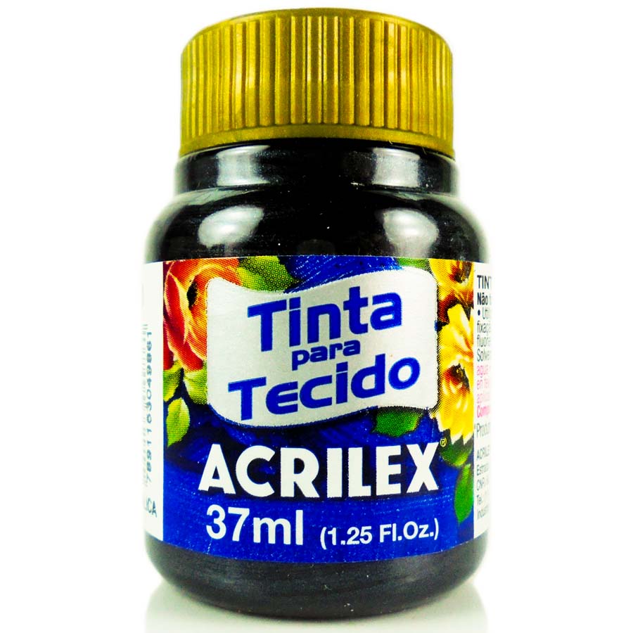 Tinta para tela Metalica Acrilex en liquidacion