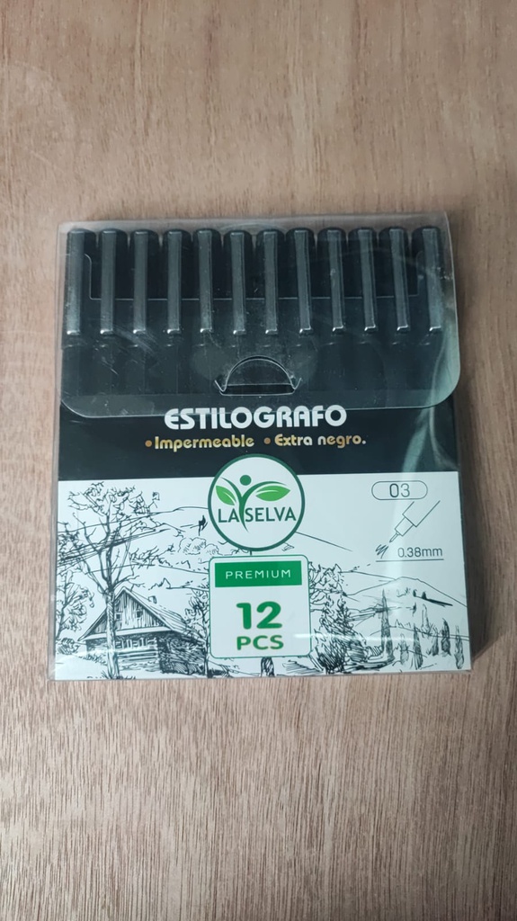 Tiralineas o estilografos premium La Selva de 12pcs