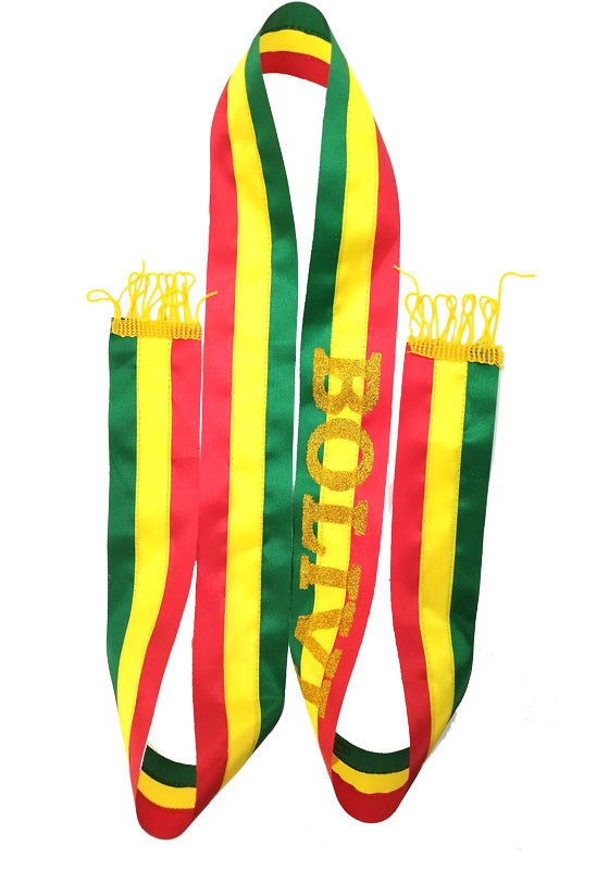 Banda tricolor 5.5CMx1.5M