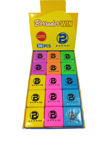Borrador de 4 colores  BENMA WIN DE 30 PCS