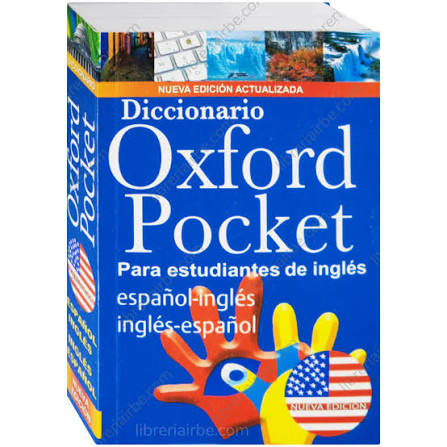 Diccionario grande ingles espanol Oxford Blanco Negro