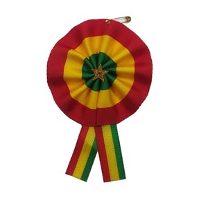 Escarapela ECONOMICO Tricolor DIAMETRO 11CM, 12PCS