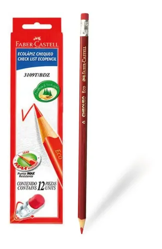 Lapiz rojo Faber Castell 12pcs