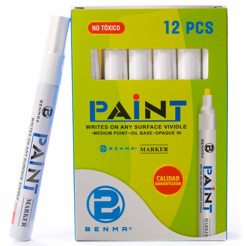 Marcador paint benma  DE 12 PCS
