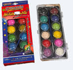 [D4236] Acuarelas escolares GRANDE Dunamis 12 colores
