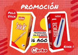 Boligrafo Orion stick de 50 pcs