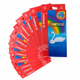 [1877] Color largo stabilo SWANS hex. 12 colores