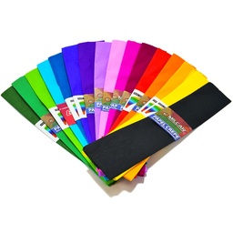 Papel crepe normal 180x50cm 10hojas