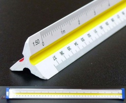 [ESC-01] Escalimetro 1:20, 1:25, 1:50, 1:75, 1:125 y 1:500 Plastico