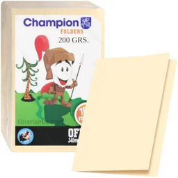 [135107] Folder Amarillo Champion Paper King Oficio 200gr. 100PCS