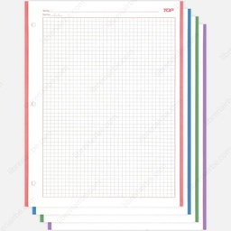 Hojas traper Flipo Colores  200hjs (3 Huecos)