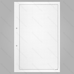 [HTBN-02] Hojas traper Flipo blanco y negro normal 200hjs (2 huecos)