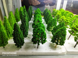 [ARB-2PL] Maqueteria arbolitos pinos de plastico MEDIANOrealistas