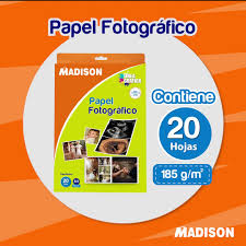[9030] Papel especial Fotografico Madison A4 185g 20 hojas