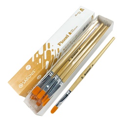 [007-12] Pincel Lengua de Gato Sabonis 12pcs #12