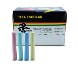 [TZ-CO] Tiza - Escolar color 144 PCS
