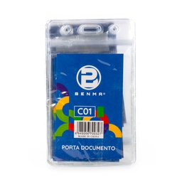 [C01] Porta Credencial Pequeño Vertical BENMA C01 10 PCS PAQ
